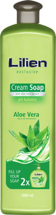 LILIEN tekuté mydlo náplň 1L Aloe Vera