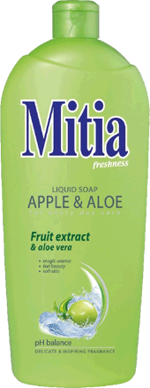 MITIA tekuté mydlo náplň 1L Apple & Aloe