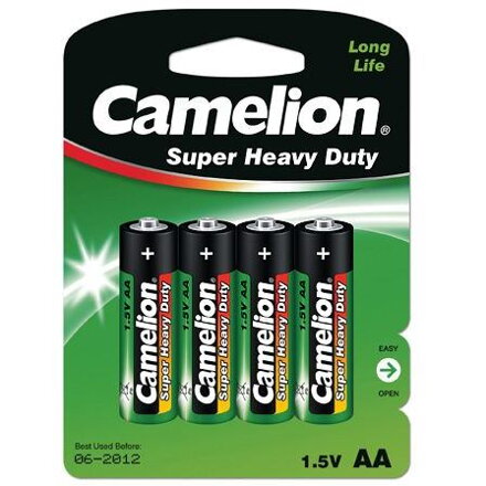 CAMELION Batérie SUPER HD zink-chlorid AA 4ks R06 10000406