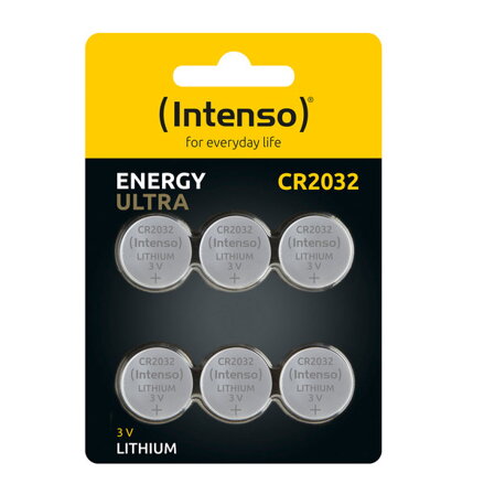 INTENSO Energy Ultra CR2032, LITHIUM Gombíkové batérie 6ks 7502436