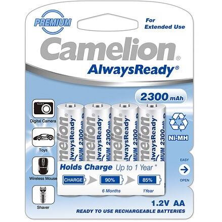 CAMELION Batérie nabíjateľné PREMIUM AA 4ks NI-MH 2300mAh NH-AA2300AR-BP4 17423406