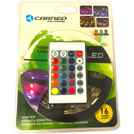 CARNEO LED Pás 3m, RGB + ovládanie
