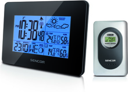  SWS 51 B čierna meteostanica SENCOR