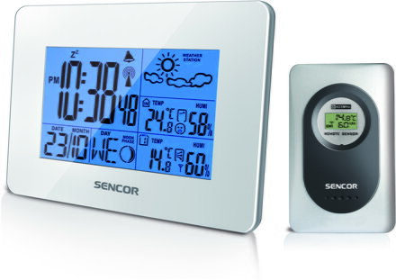 SWS 51 W biela meteostanica SENCOR