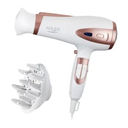 Adler AD 2248 fén na vlasy 2200W biely