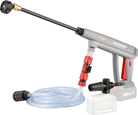 Pištoľ Worcraft CPC-S20LiD, ShareSYS, vysokotlakový čistič, STRONG PRESSURE, bez aku