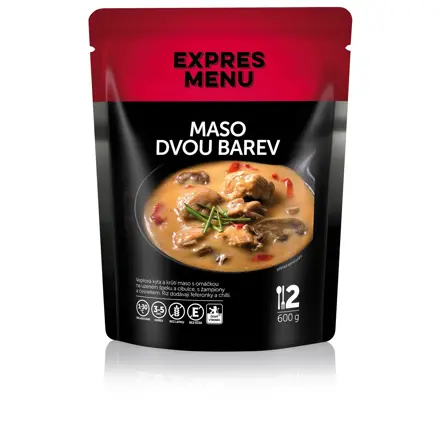 Expres menu Dvojfarebné mäso 2 porcie 600g