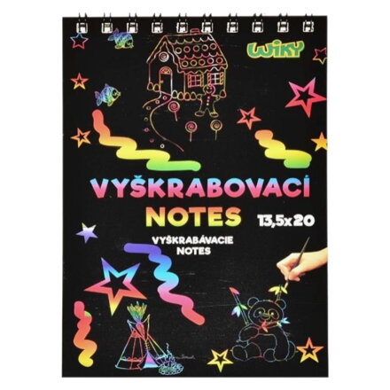 Vyškrabovací notes 13x20cm 10listov