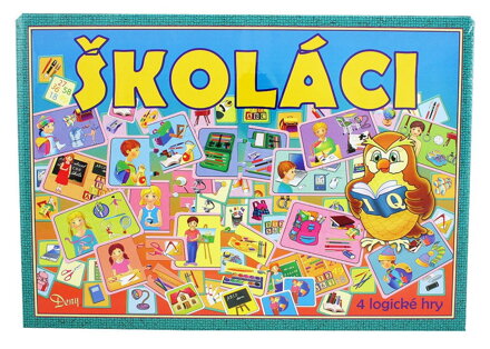 Špoločenská hra Školáci