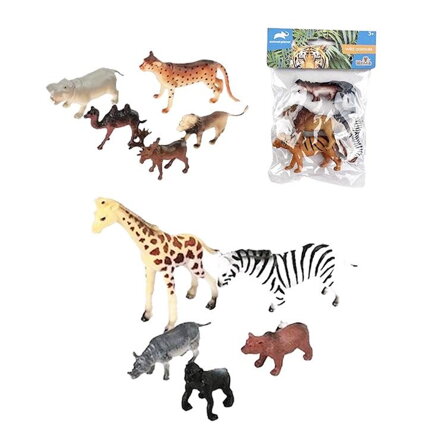 Zvieratká safari v sáčku 5ks
