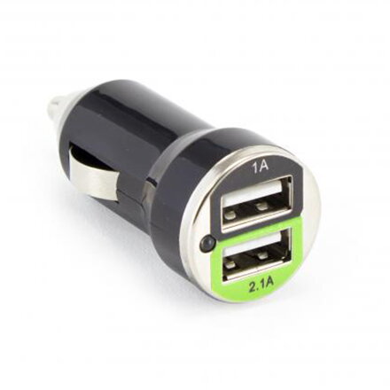 SBOX Autonabíjačka 2x USB 2.0 CC-221B black