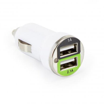 SBOX Autonabíjačka 2x USB 2.0 CC-221W white