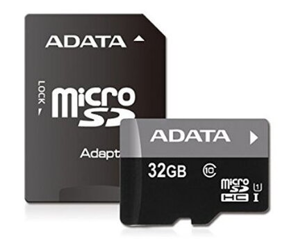 ADATA Micro SDHC karta 32GB UHS-I Class 10 + SD adaptér, Premier