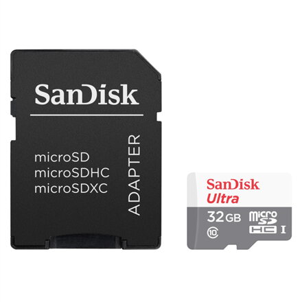 SanDisk Ultra microSDHC 32 GB 100 MB/s Class 10 UHS-I, s adaptérom