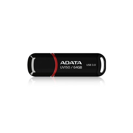 ADATA Flash Disk 64GB UV150, USB 3.1 Dash Drive, čierny