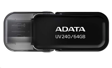 ADATA Flash Disk 64GB UV240, USB 2.0 Dash Drive, čierny