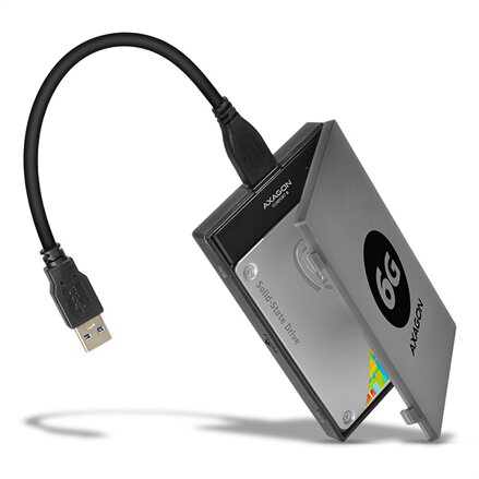 AXAGON - ADSA-1S6 USB3.0 - SATA 6G UASP HDD adaptér s púzdrom