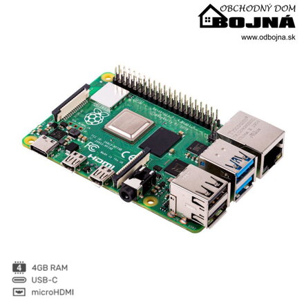 RASPBERRY Pi 4 Model B 4GB/WiFi/Bluetooth 5.0/1000Mbps