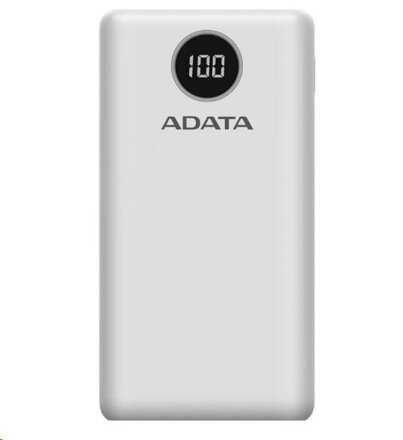 ADATA Power Bank 20000mAh AP20000QCD-DGT-CWH, biela