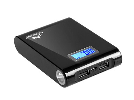 TRACER Power Bank 10400 mAh čierna