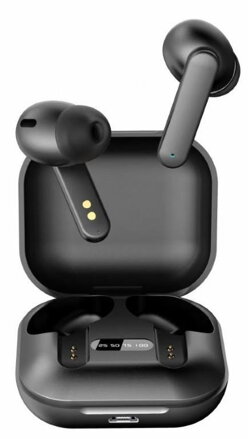 GEMBIRD slúchadlá FitEar-X100B, Bluetooth, TWS, čierna