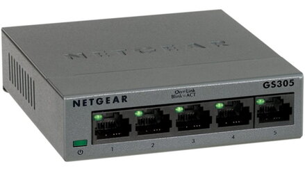 NETGEAR GS305-300PES Switch 5 portov kovový