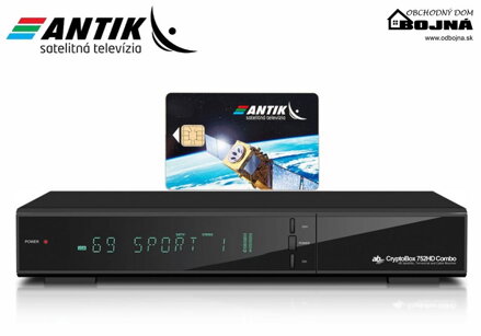 AB CryptoBox 752HD Combo+ Antik karta