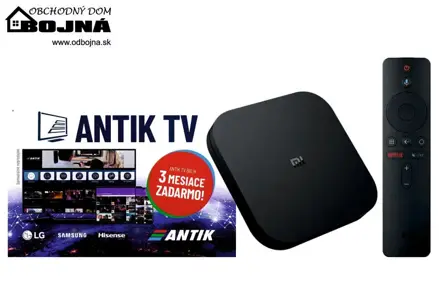 Xiaomi TV Box S 2nd Gen + Antik 3 mesiace