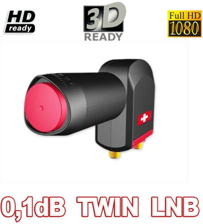 Opticum RED Rocket Twin LNB 0,1dB LTP-06H