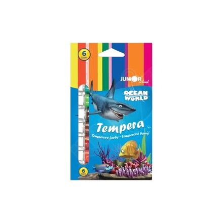 Farby temperové Ocean World 12 ml, 6 ks