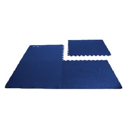SCRAB - Podložka puzzle pod fitness vybavenie modrá 4 kusy 61x61 cm