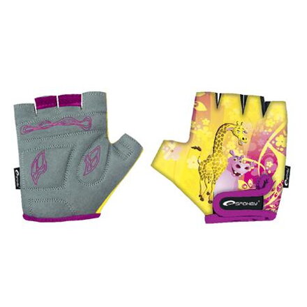 GIRAFFE GLOVE Detské cyklistické rukavice XS