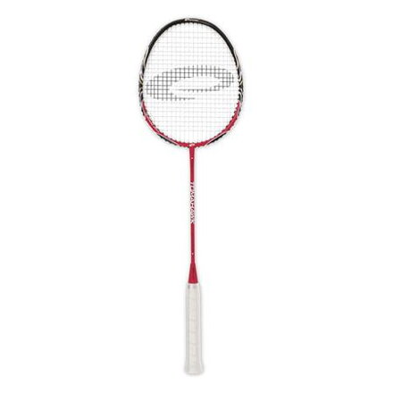 TOMAHAWK - badmintonová raketa červená v obale cez rameno