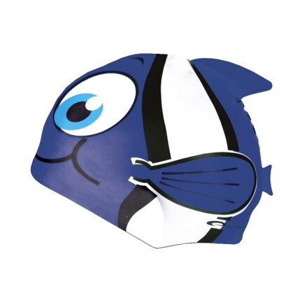 RYBKA Detská plavecká čapica modrá K87470