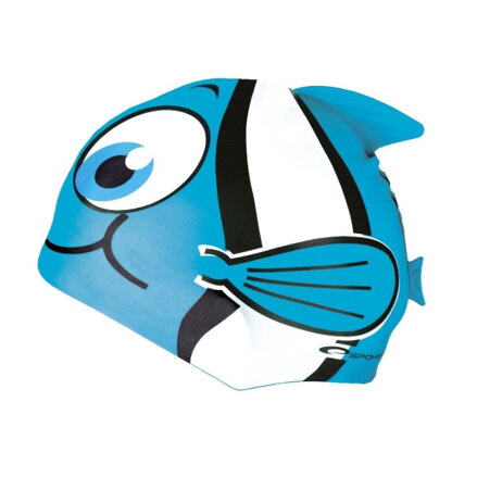 RYBKA Detská plavecká čapica svetlo modrá K87471