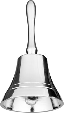 Zvonček, 11x5,5 cm, strieborný