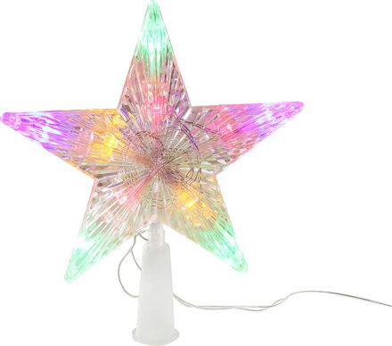 Hviezda MagicHome Vianoce, 10 LED, farebná, 2xAA