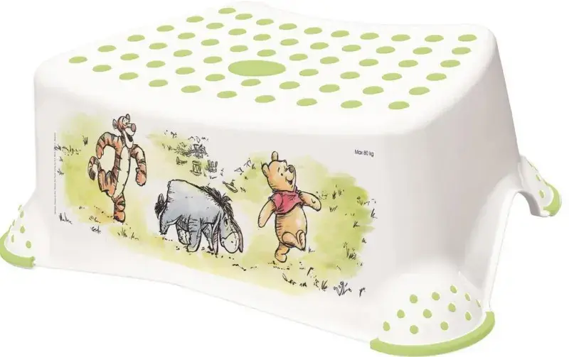 Schodík detský WINNIE, protišmykový biely, UH