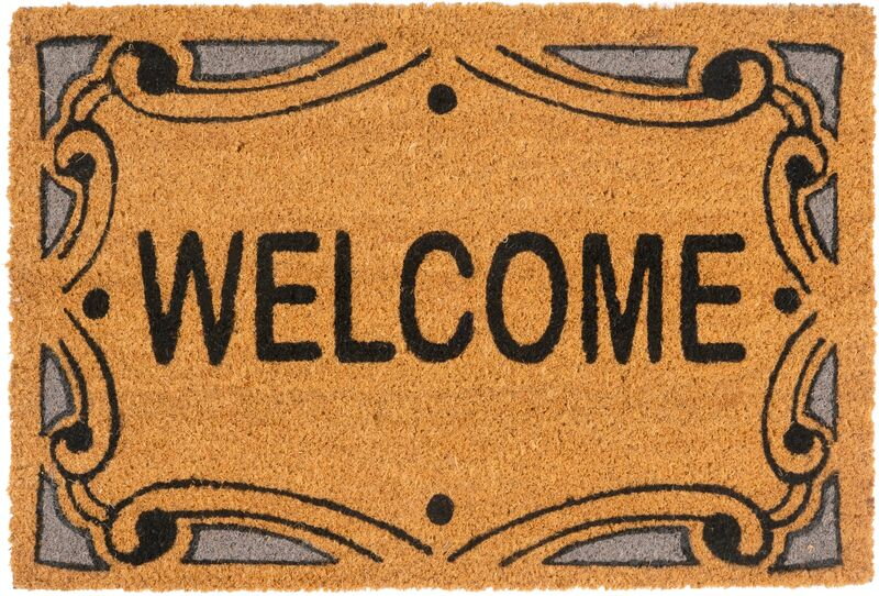 Rohožka MagicHome, pred dvere, Welcome, kokos/pvc, 40x60 cm