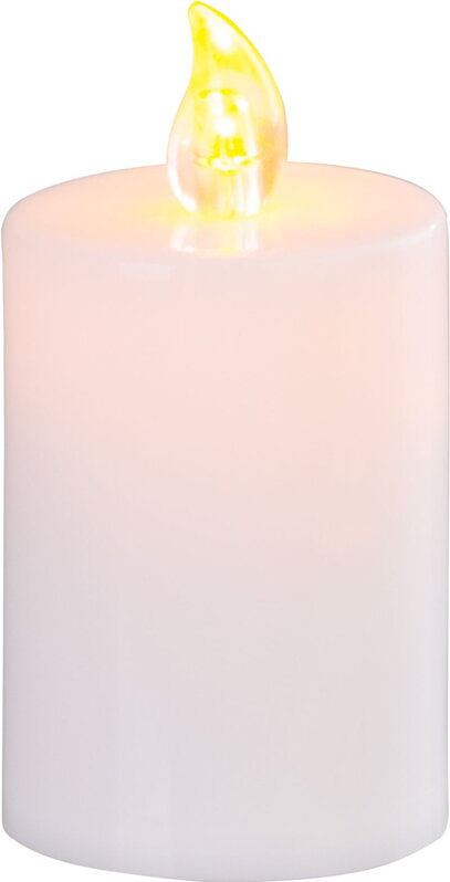 Sviečka MagicHome TG-52, LED, na hrob, biela, 2xAA, 5,5x10,5cm, (súčasť balenia 2xAA)