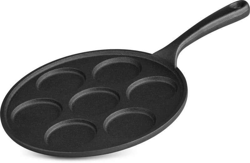 Panvica MagicHome indukcia, liatinová, 23,5 cm, na lievance a volské oko, na 7 kusov Panvica MagicHome indukcia, liatinová, 23,5 cm, na lievance a volské oko, na 7 kusov
