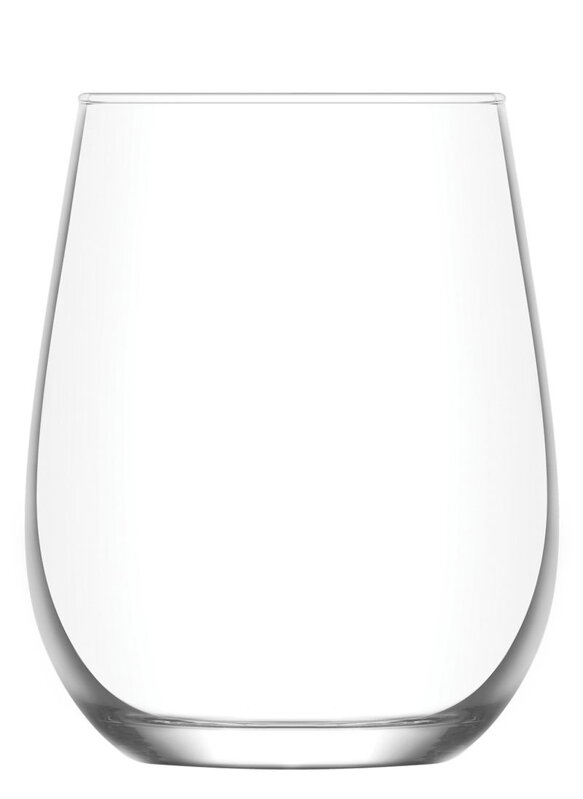 Pohár Gaia, LAV, sklenený, na vodu, 360 ml, 63x100 mm, bal. 6 ks