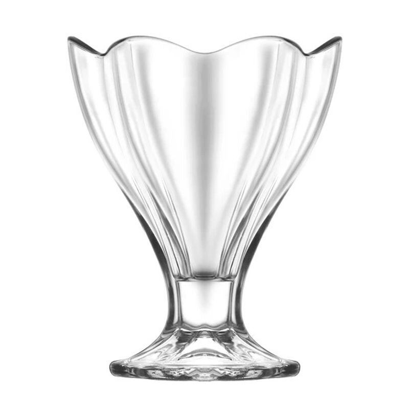 Pohár Lily, LAV, sklenený, na zmrzlinu a dezert, 250 ml, 100x127 mm, bal. 6 ks