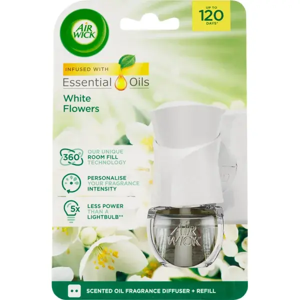 AIR WICK el.osviežovač 19ml Biele kvety