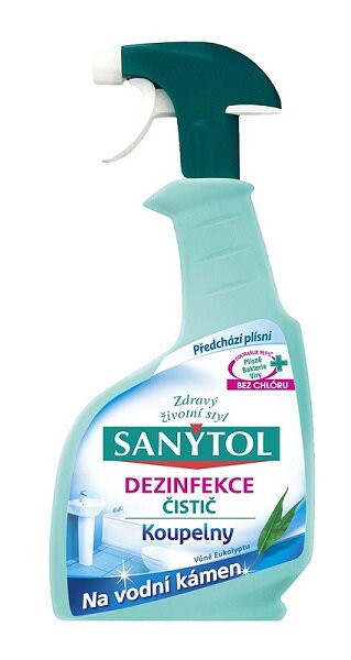 Sanytol dezinfekčný čistič na kúpeľne a vodný kameň 500ml