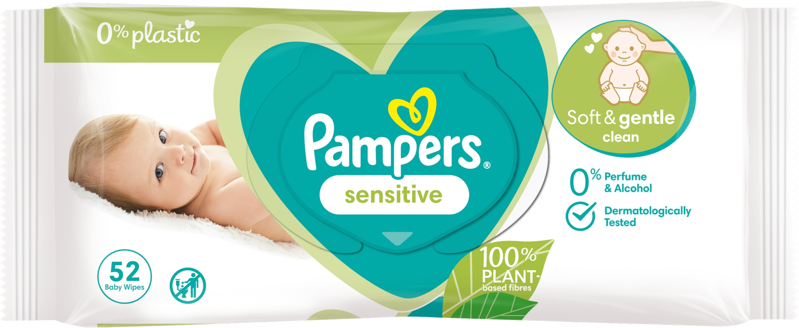 PAMPERS vlhčené obrúsky 52ks Sensitive PAMPERS vlhčené obrúsky 52ks Sensitive
