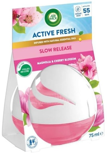 AIR WICK osviežovač vzduchu Deco Sphere 75ml Magnólia&Kvety čerešní