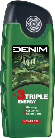 Denim sprchový gél 250ml Wild