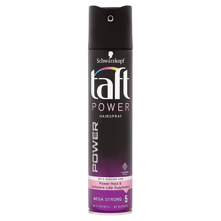 Taft Power Cashmere lak na vlasy Mega Strong 5 250 ml
