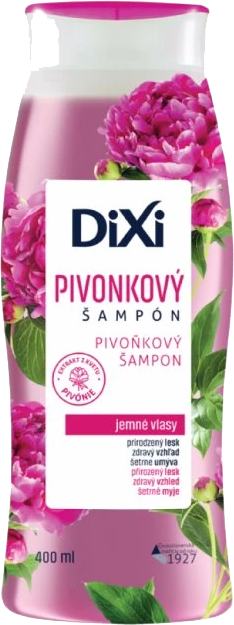 DIXI šampón 400ml Pivonka DIXI šampón 400ml Pivonka
